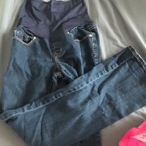 3 pair of maternity jeans
